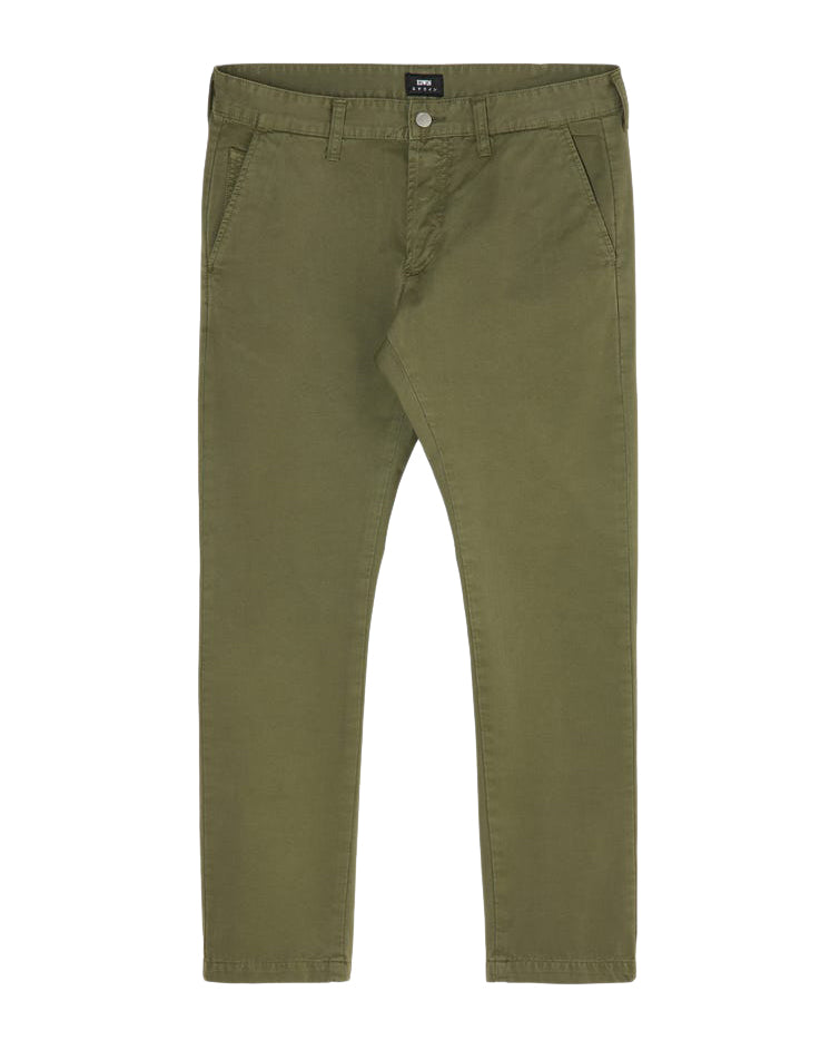 55 Chino - PFD Compact Twill - Military Green - Garment Dyed