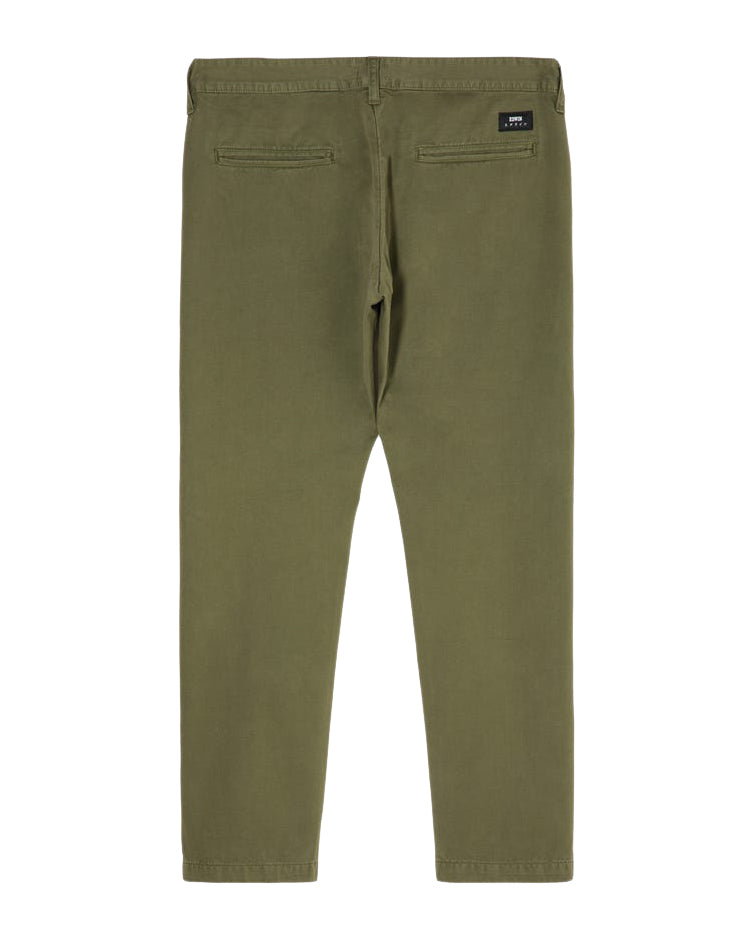 55 Chino - PFD Compact Twill - Military Green - Garment Dyed