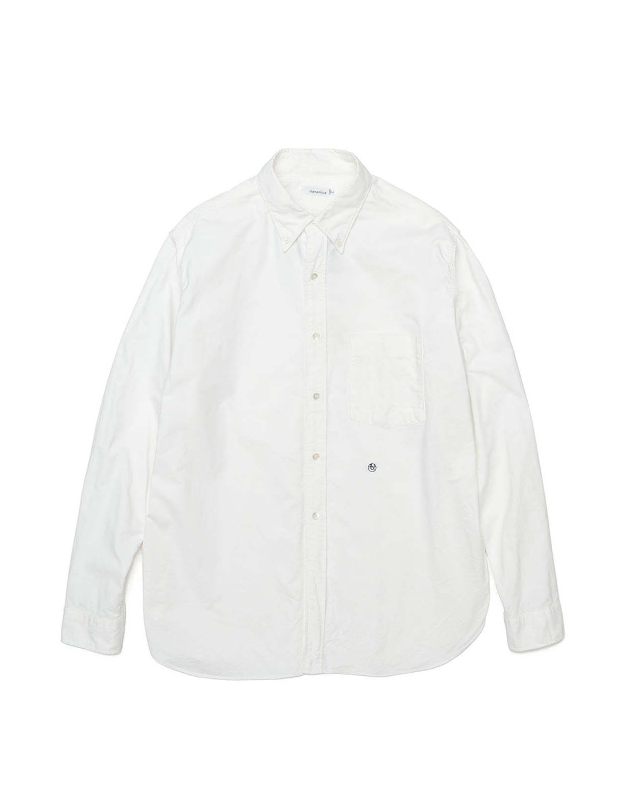 Button Down Wind Shirt - White