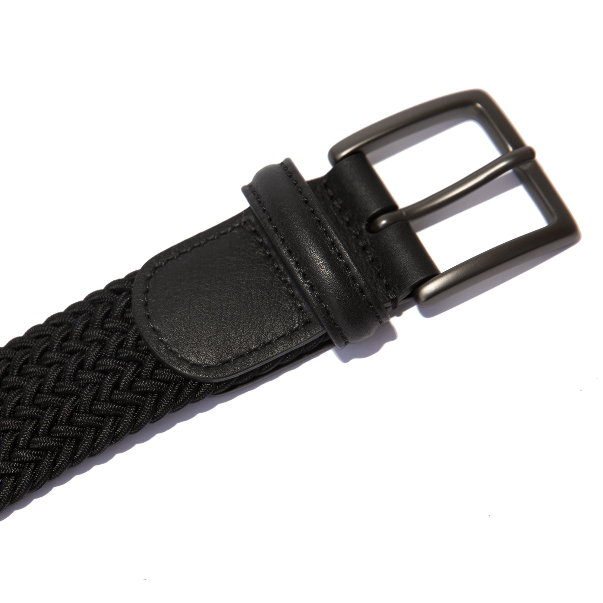 Woven Elastic Belt - Black