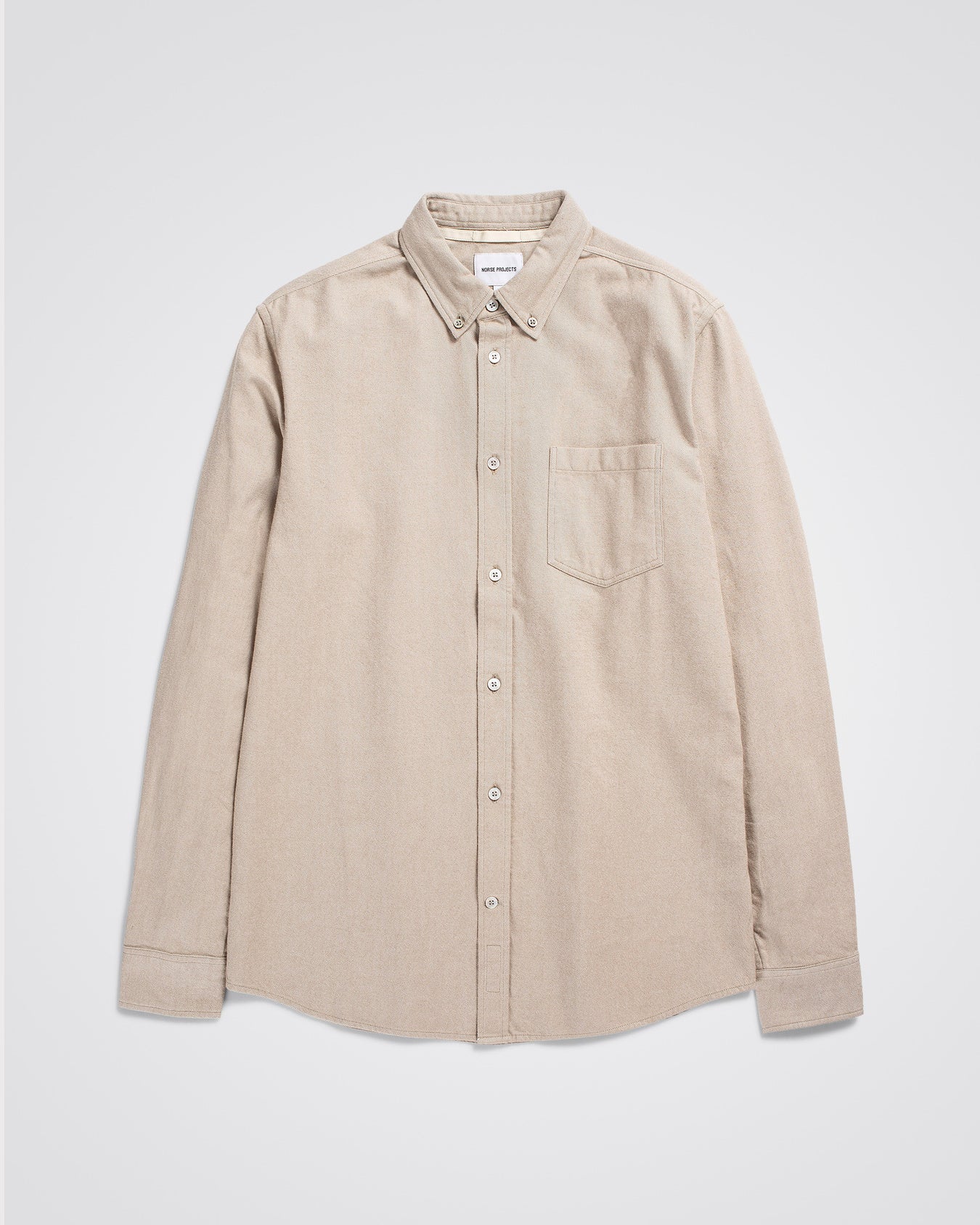 Anton Brushed Flannel - Utility Khaki