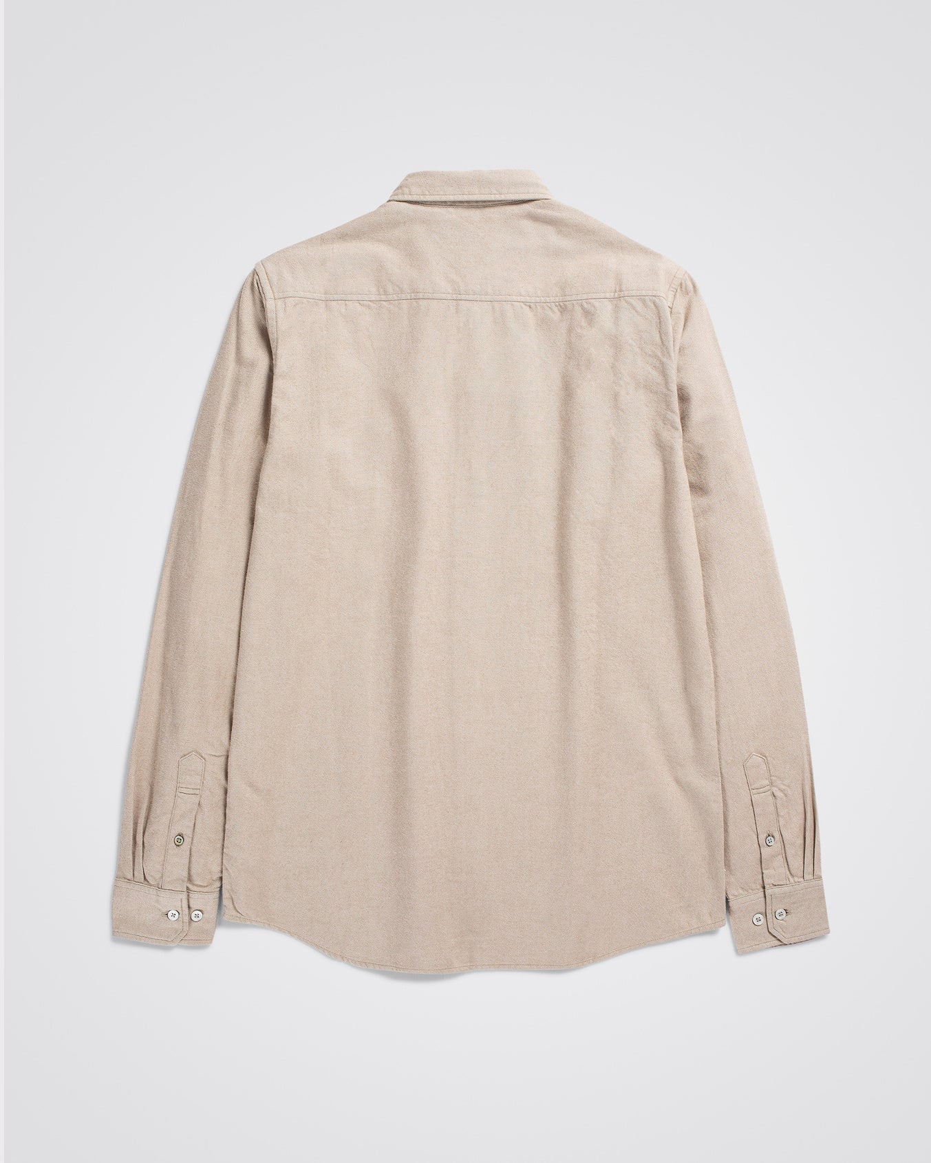 Anton Brushed Flannel - Utility Khaki