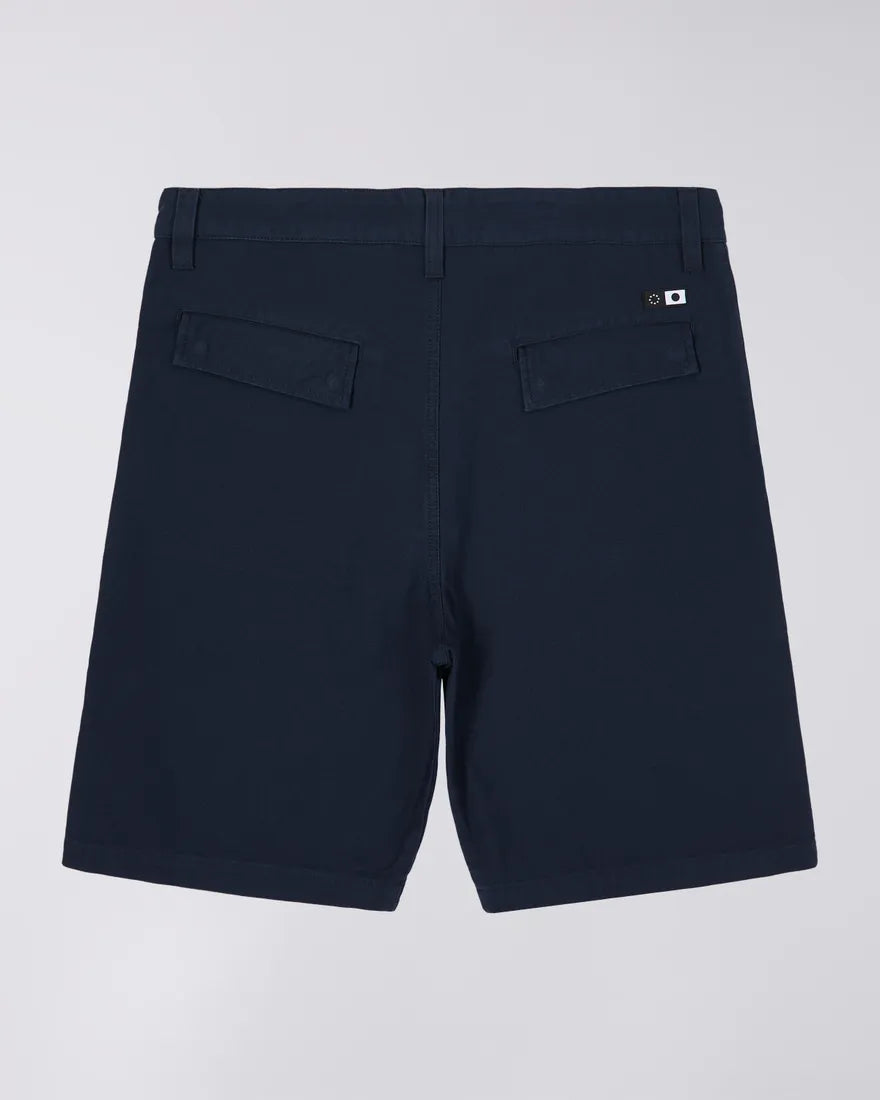 Block Short Black Sateen - Navy Blazer Enzyme