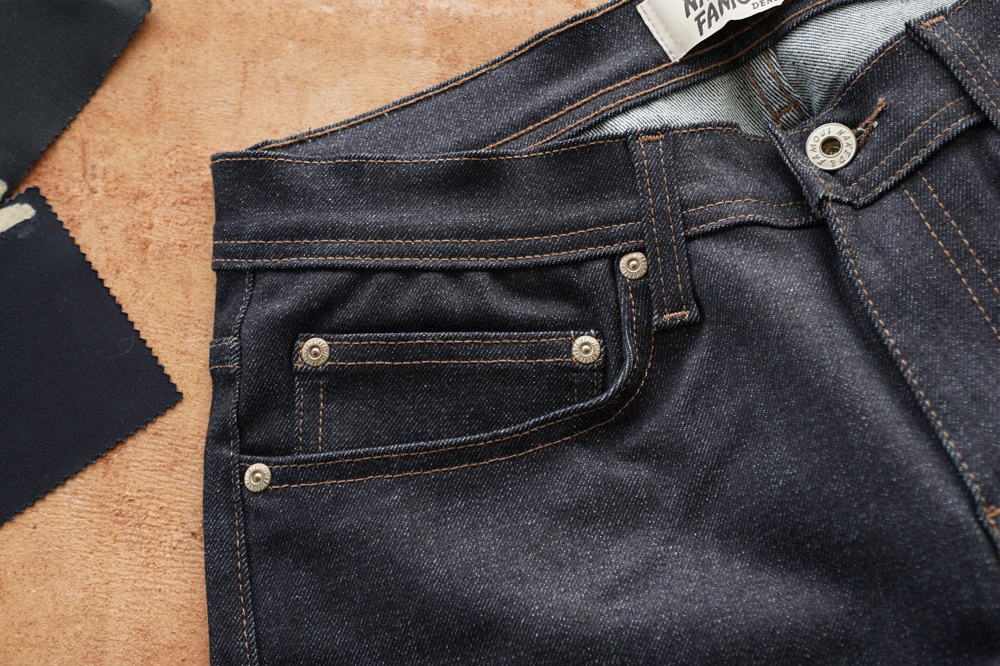 Blue Comfort Denim 14 oz - Weird Guy