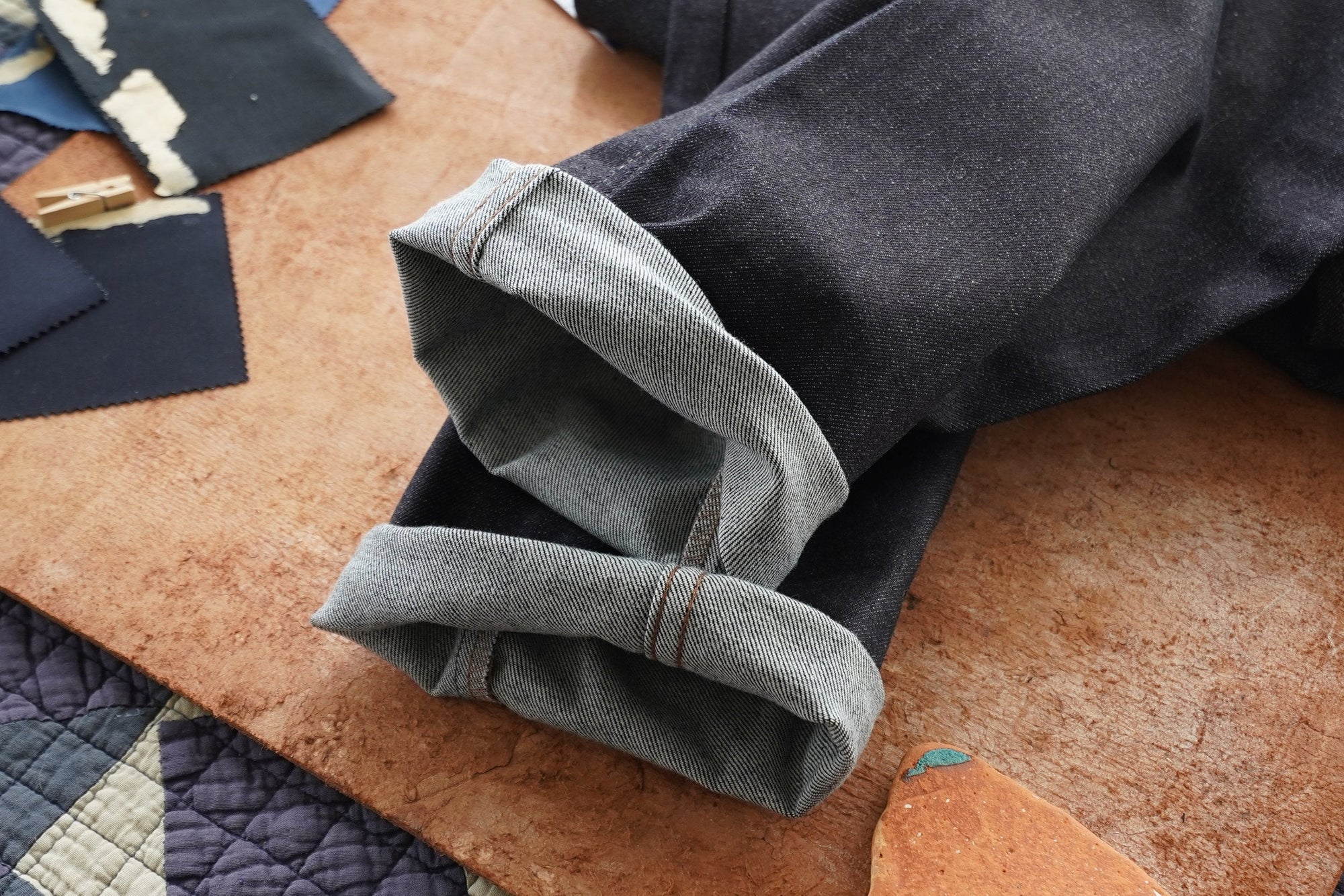 Blue Comfort Denim 14 oz - Weird Guy
