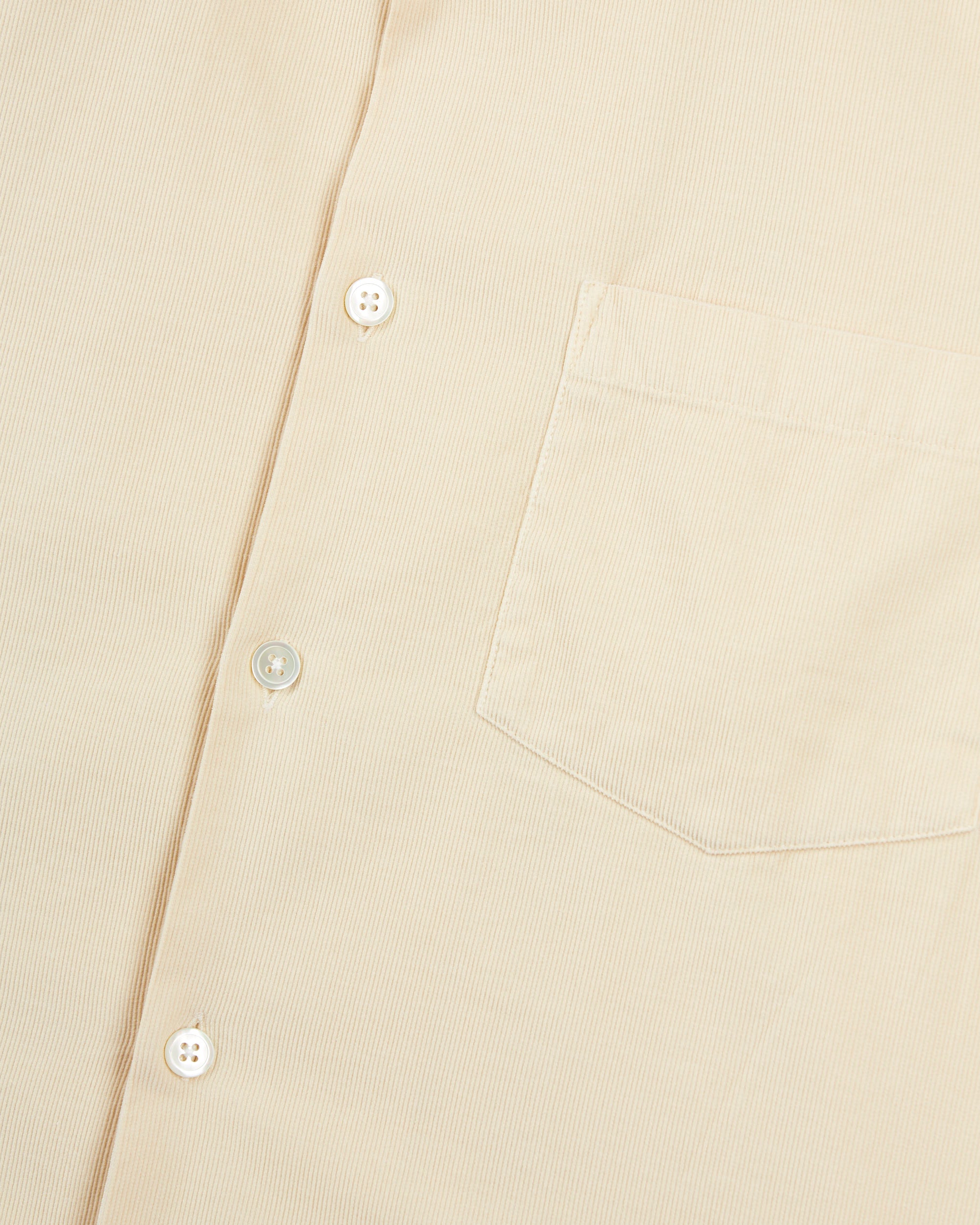Cord Camp Collar - Cream