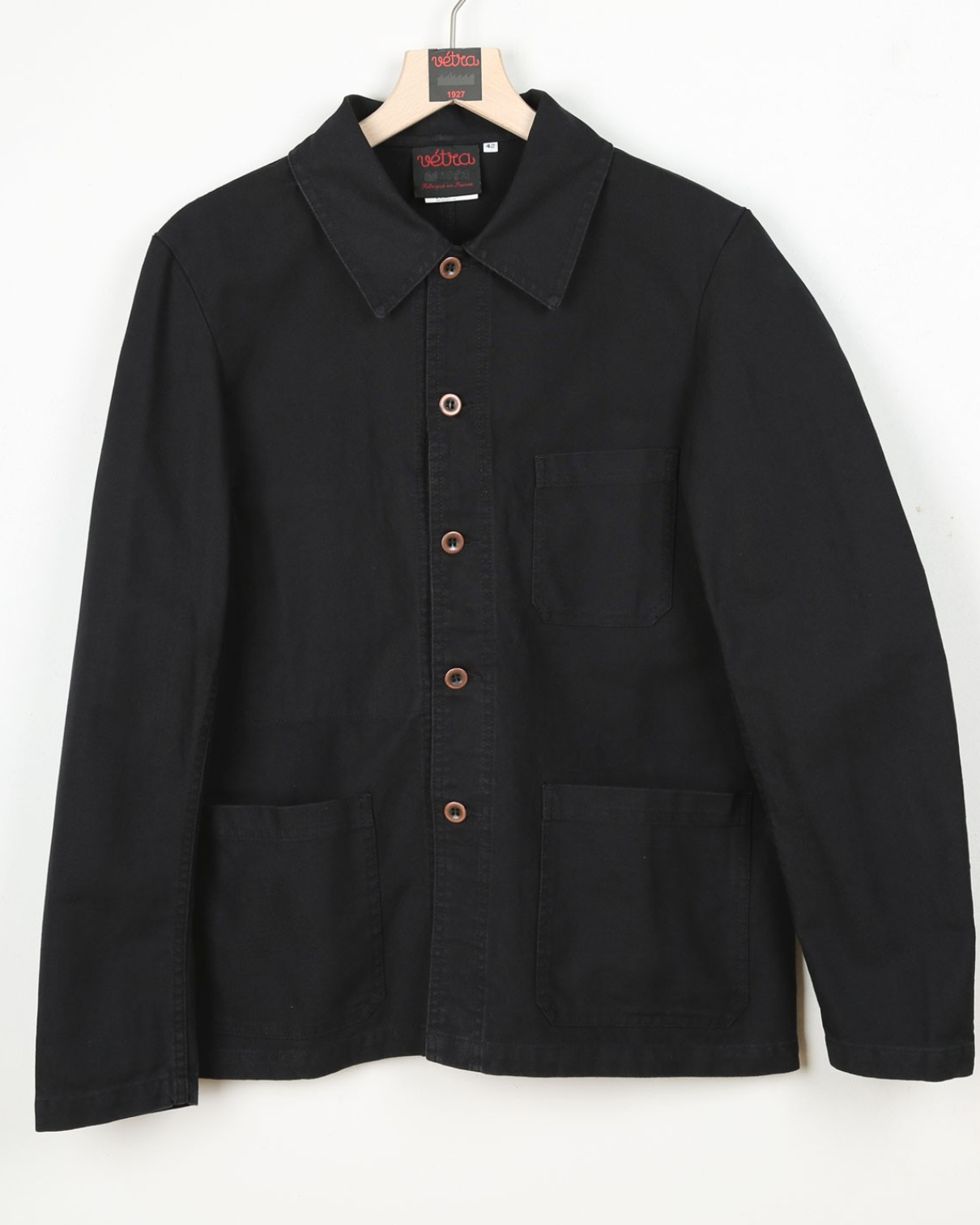 Workwear Jacket 5C in Twill Fabric 1G50 - Black