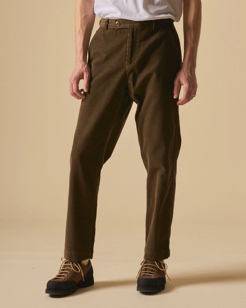 Corduroy Trousers - Olive