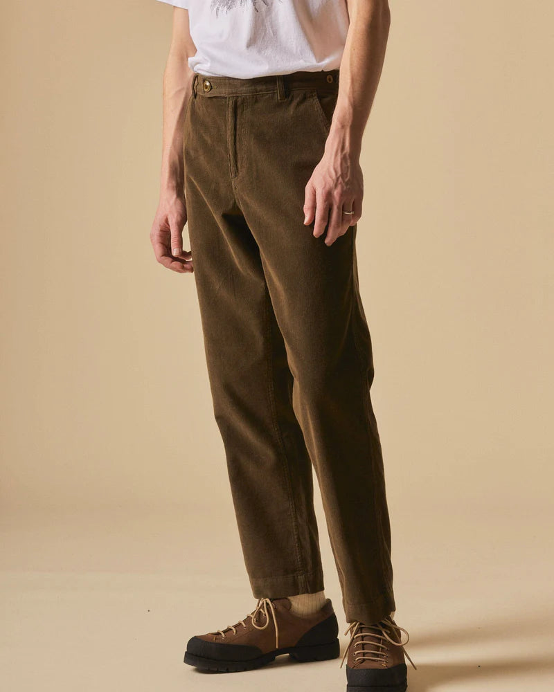 Corduroy Trousers - Olive