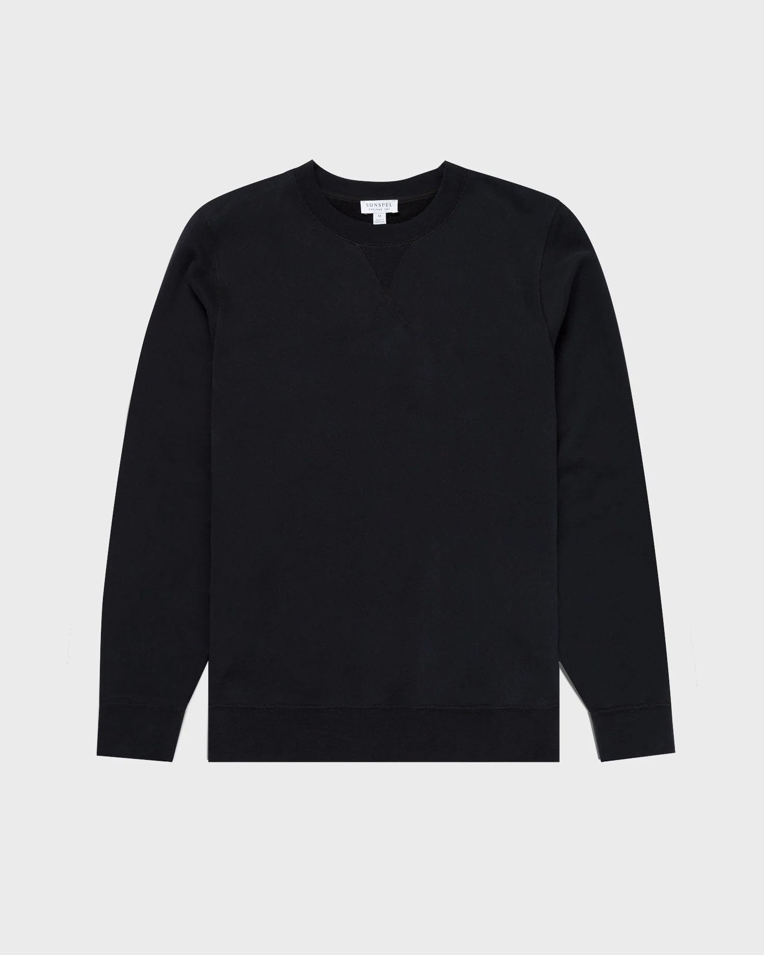 Cotton Loopback Sweatshirt - Black