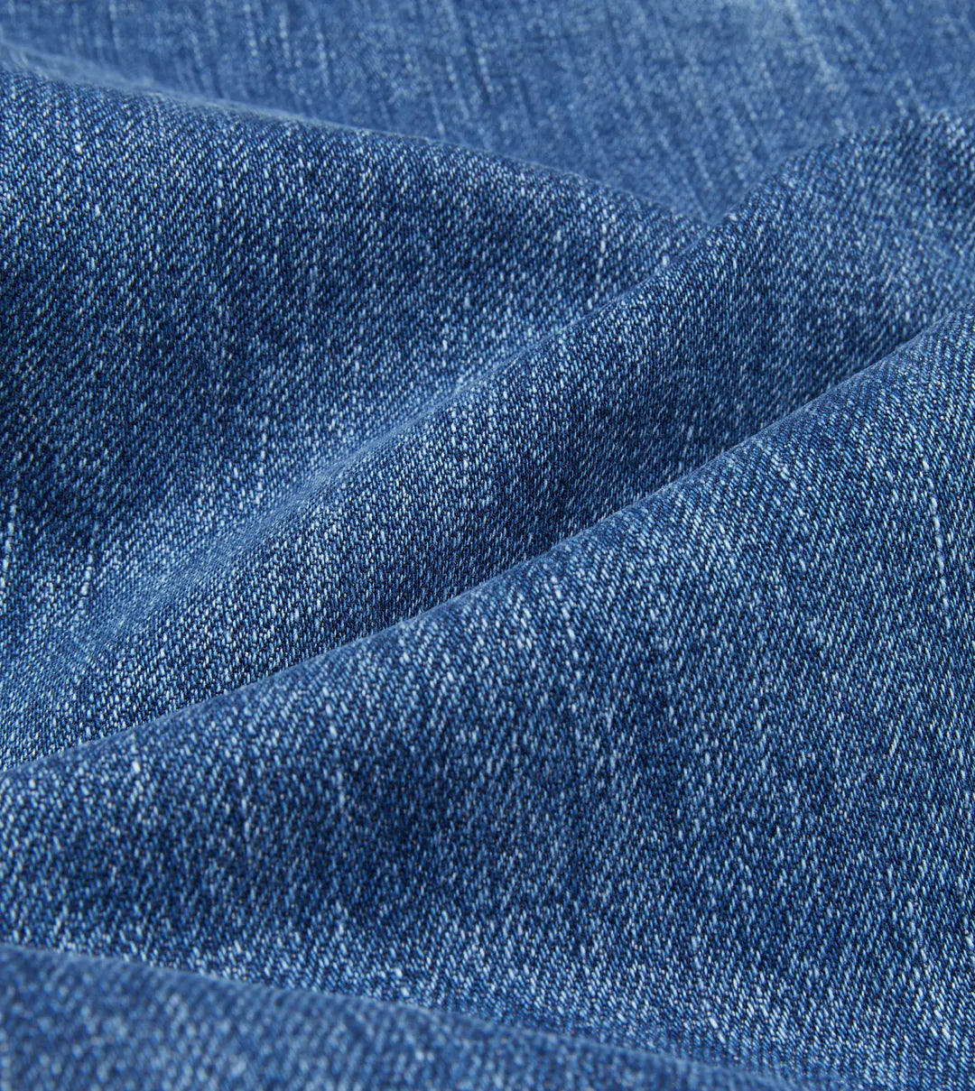 14.2oz Japanese Selvedge Denim Five-Pocket Jeans - Bleach Wash
