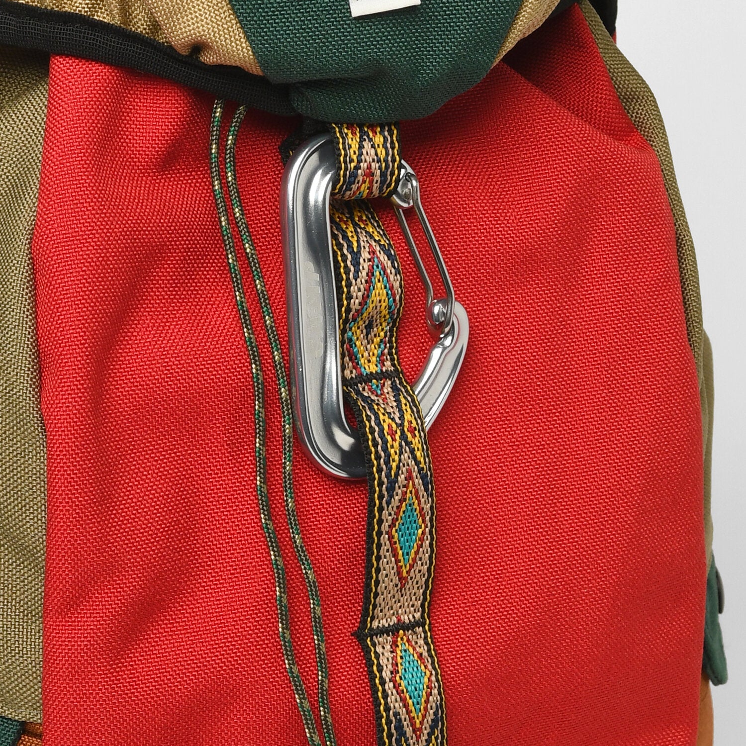 Medium Climb Pack - Forest Green / Barn Red