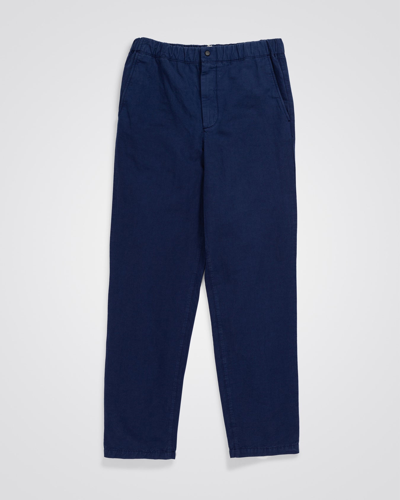Ezra Cotton Linen - Navy