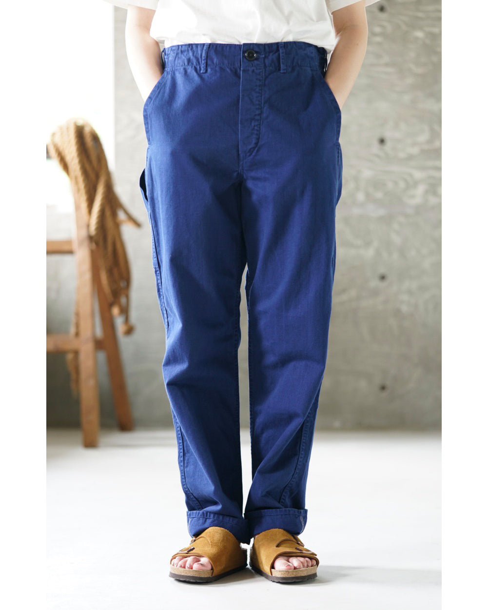 French Work Pants - Ink Blue
