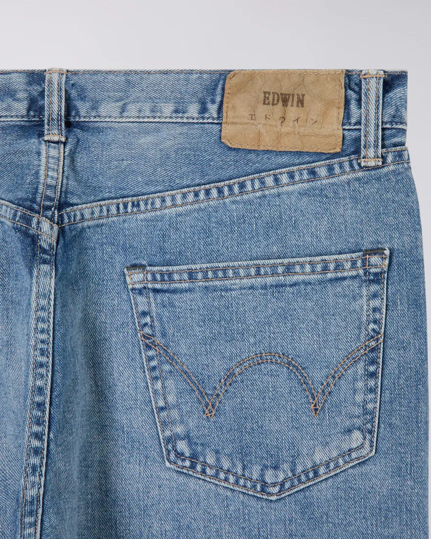 Slim Tapered Jeans - Yoshiko Left Hand Denim - Blue Light Used