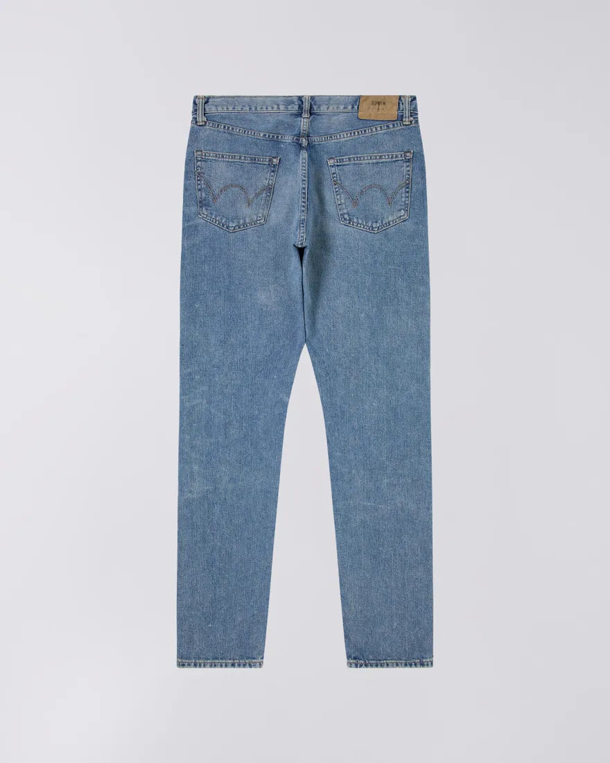 Slim Tapered Jeans - Yoshiko Left Hand Denim - Blue Light Used