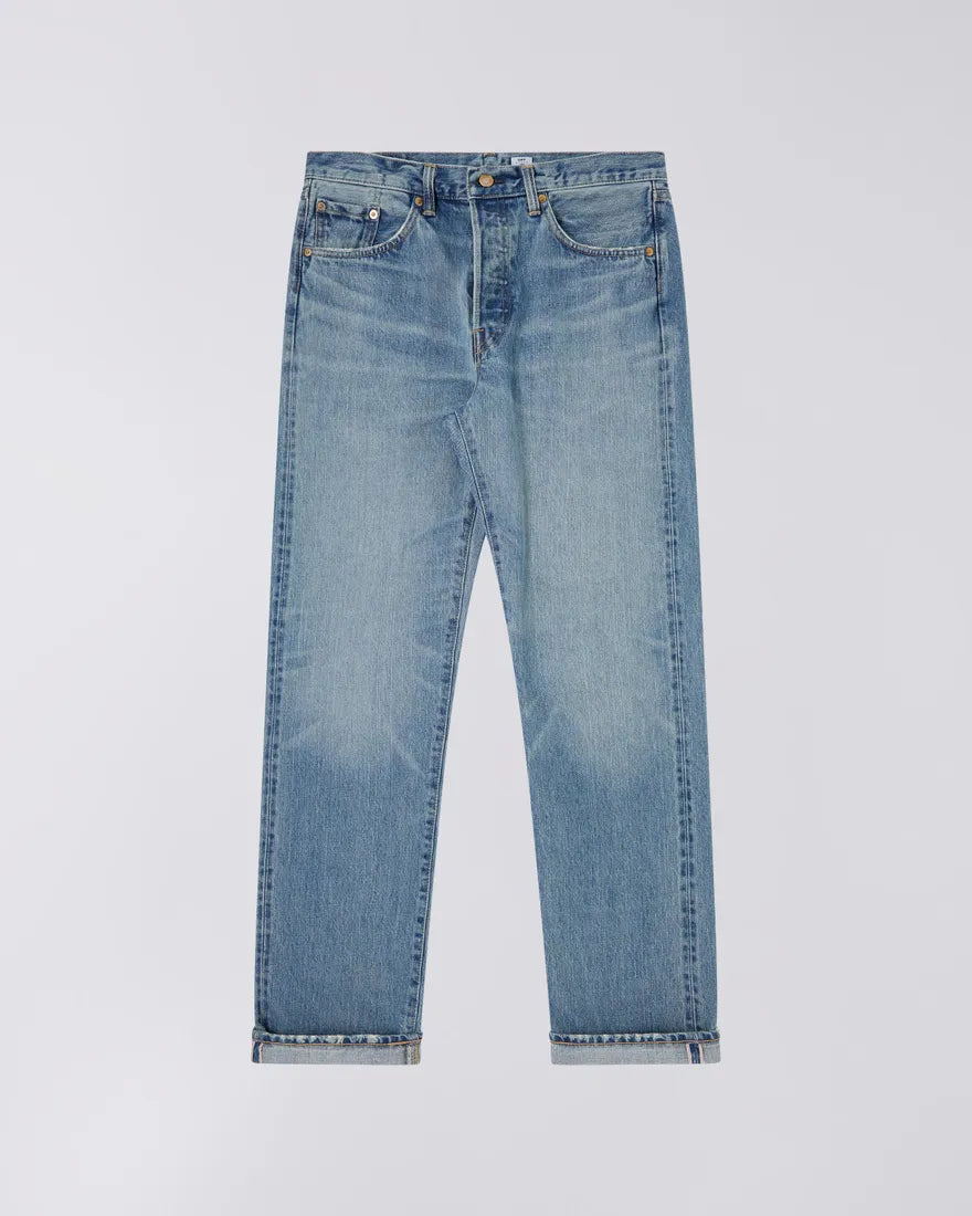 Loose Straight - Kurabo Recycle Denim Red Selvage, 14oz - Blue Light Used