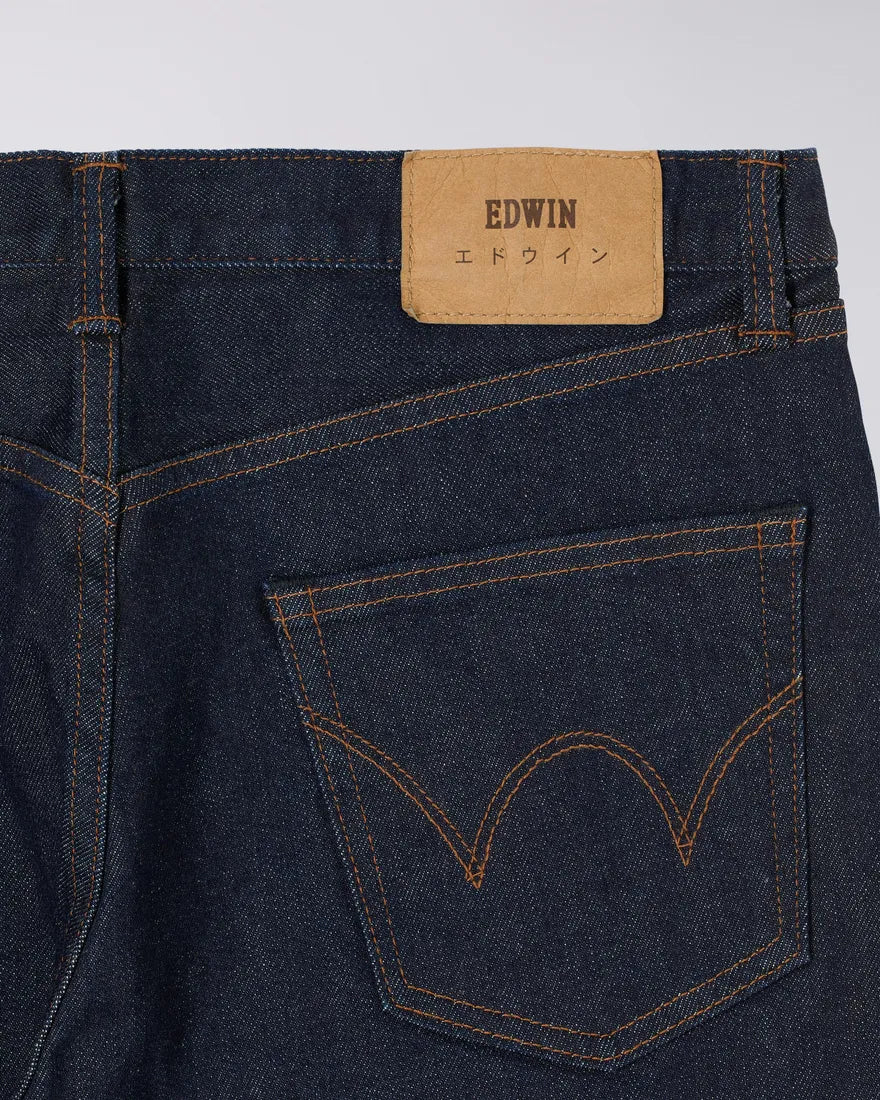 Slim Tapered Jeans - Green and White Selvage