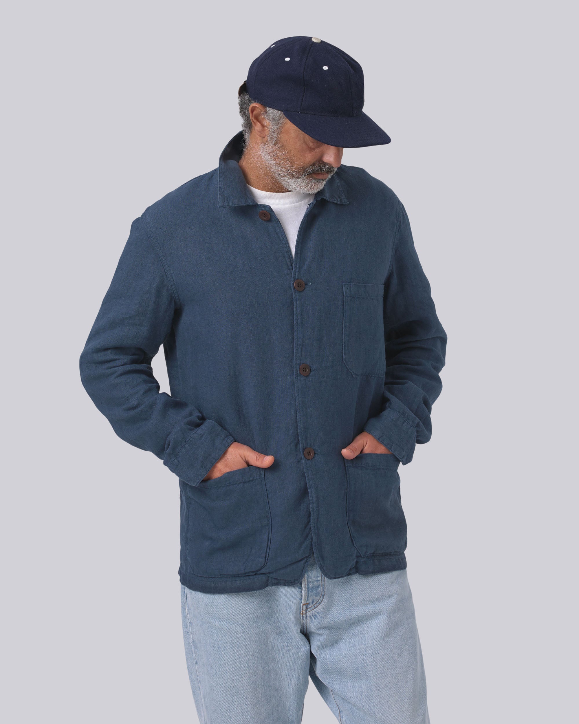 Labura Linen - Navy