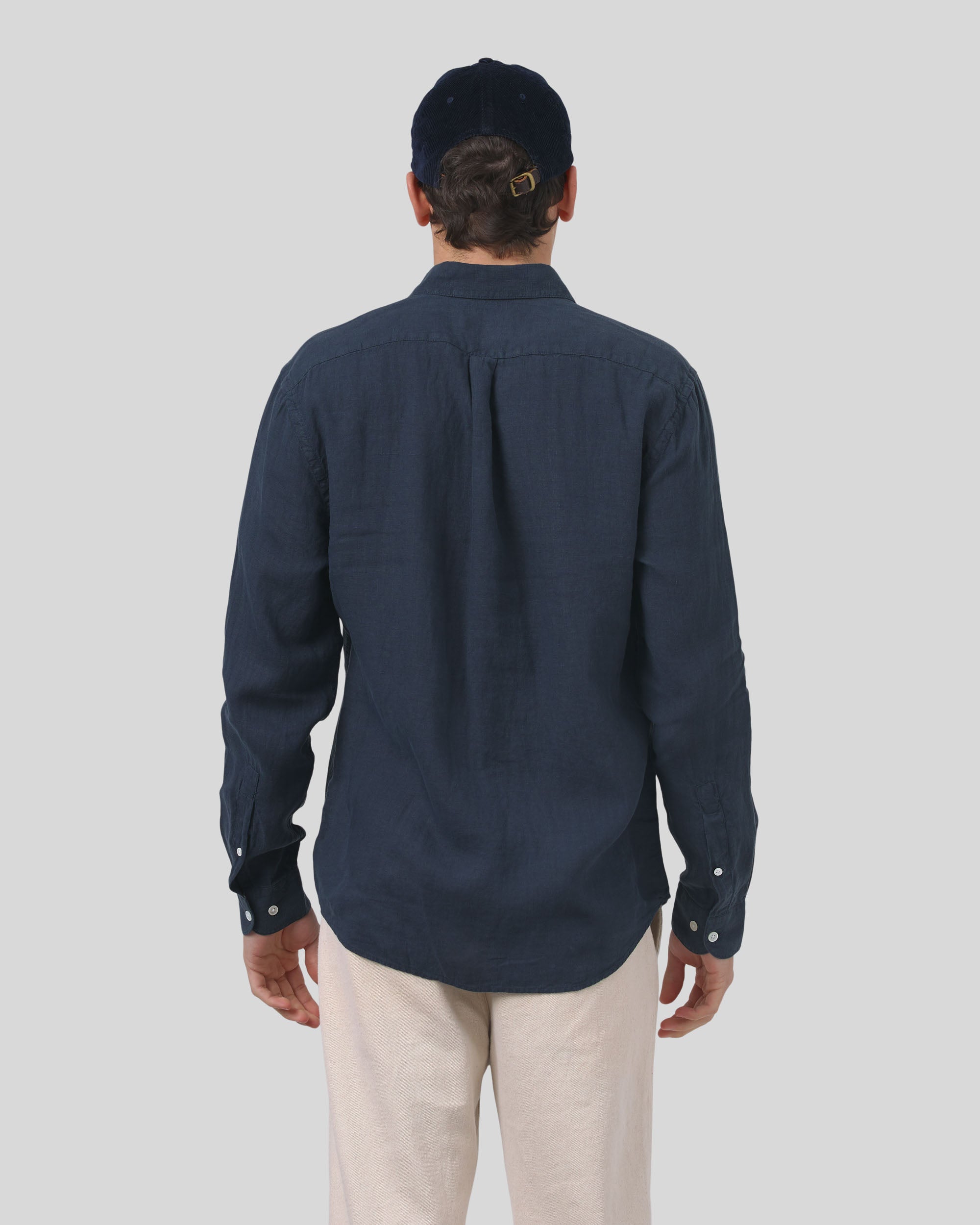 Linen Shirt - Navy