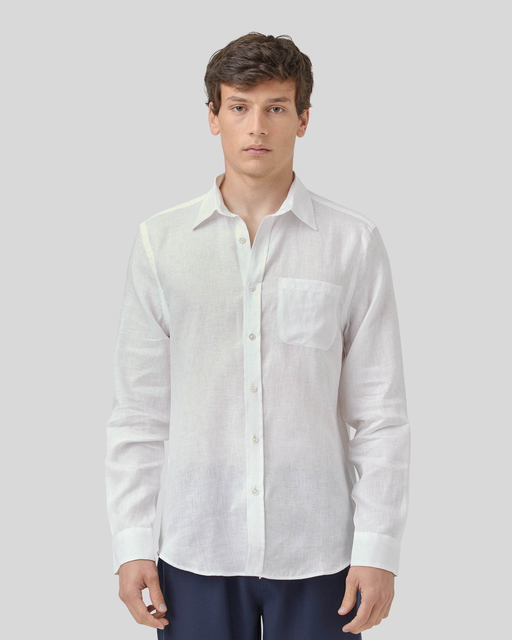 Linen Shirt - White