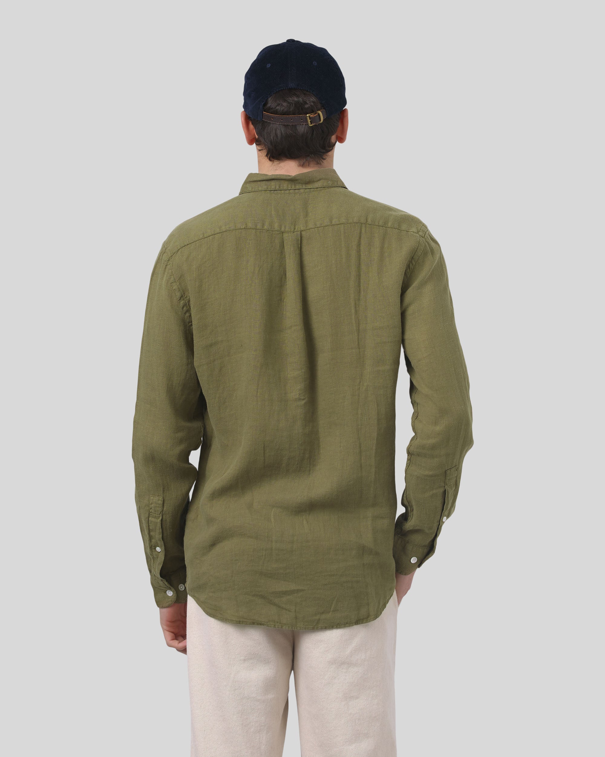 Linen Shirt - Olive