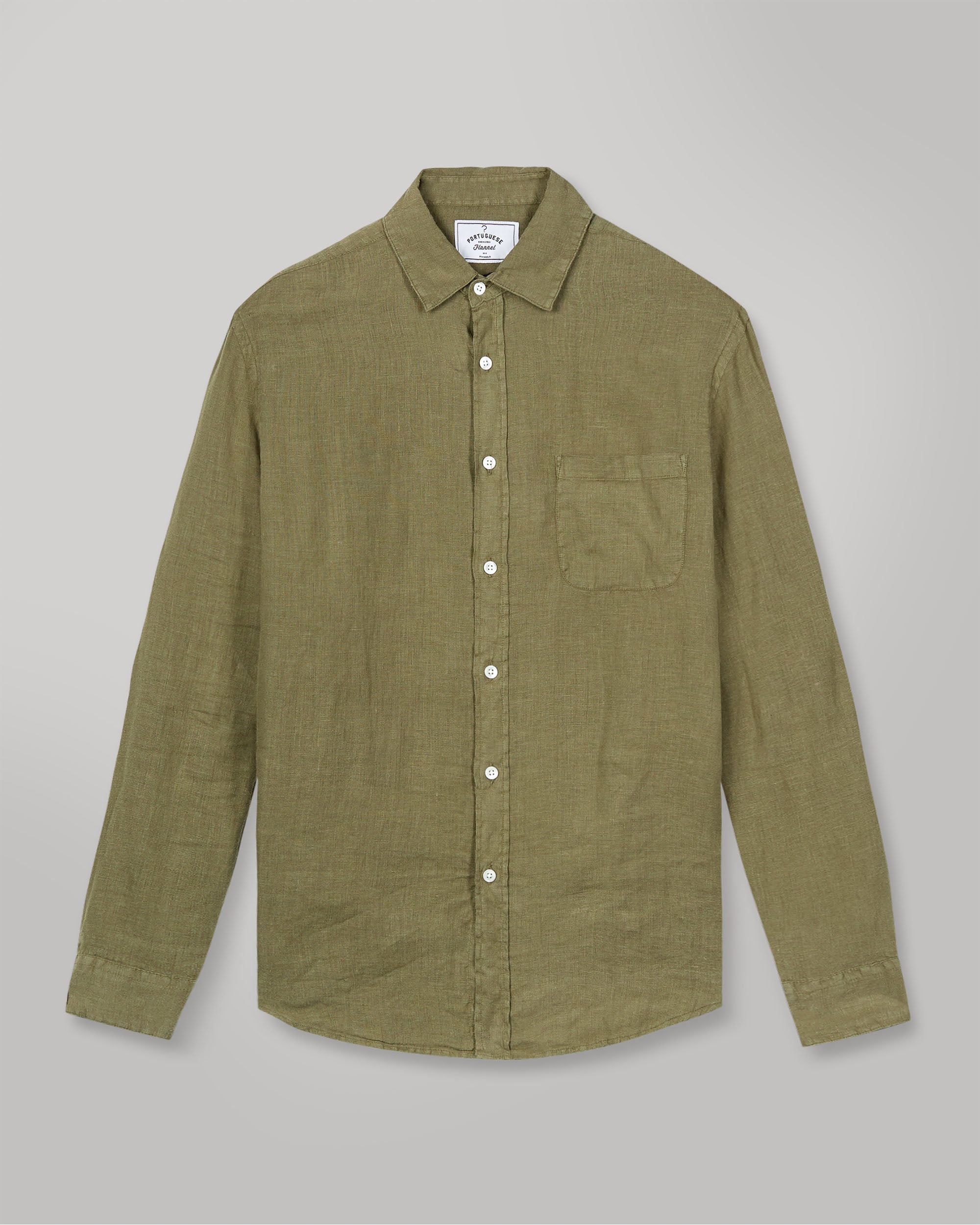 Linen Shirt - Olive