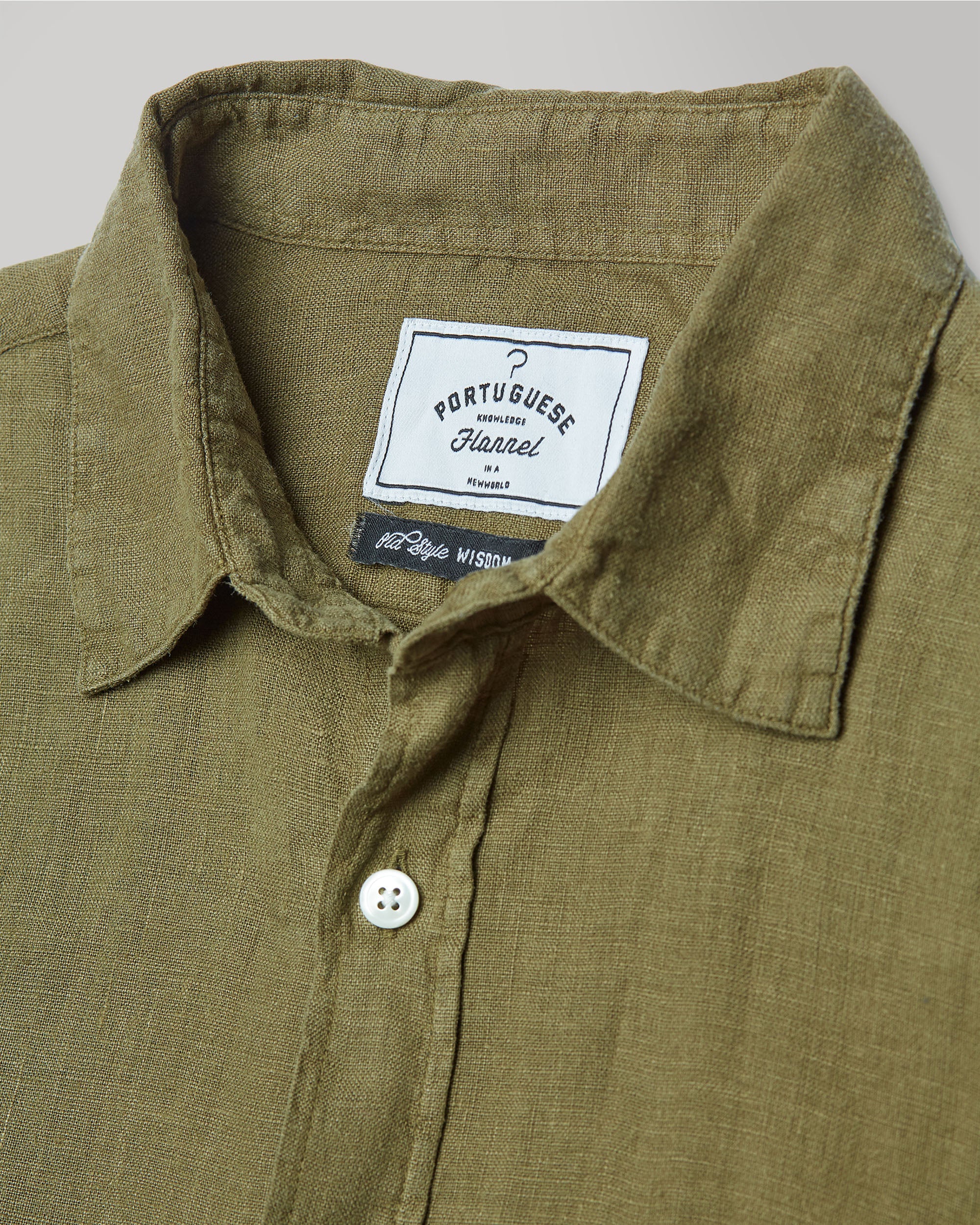 Linen Shirt - Olive