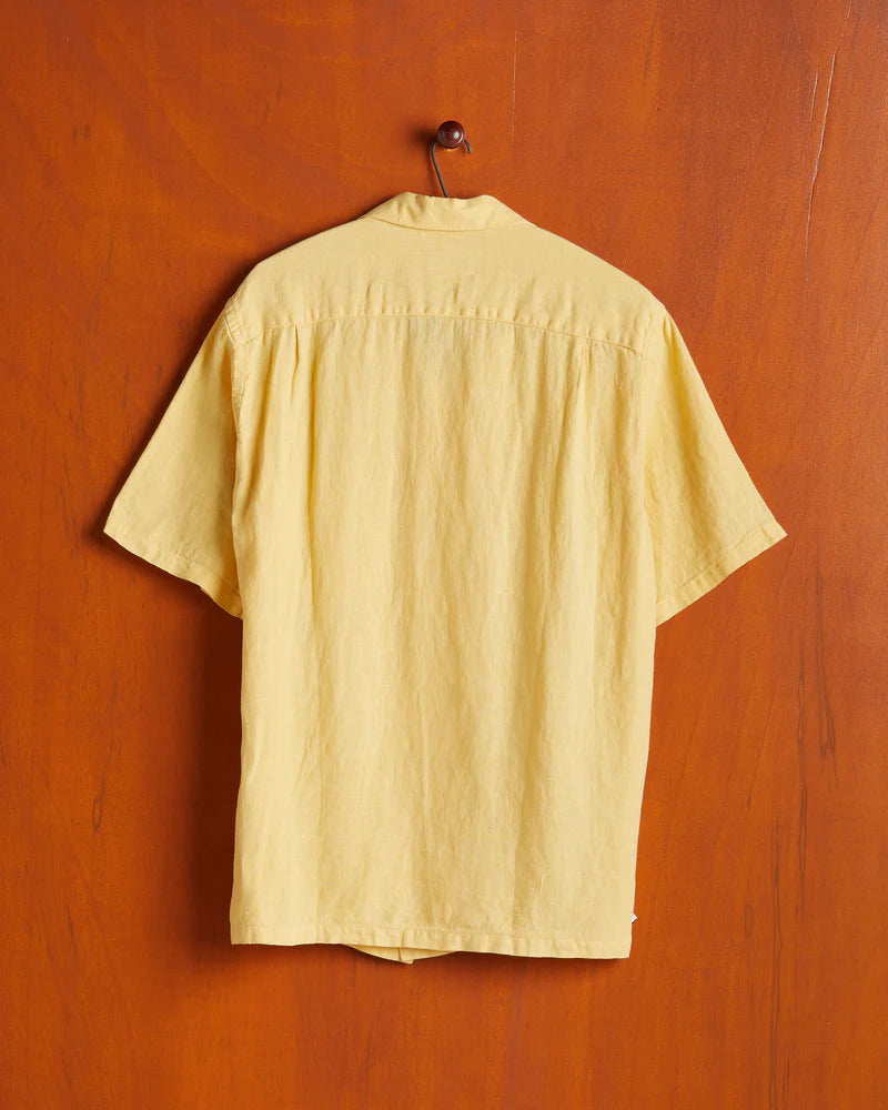 Linen Camp Collar - Yellow