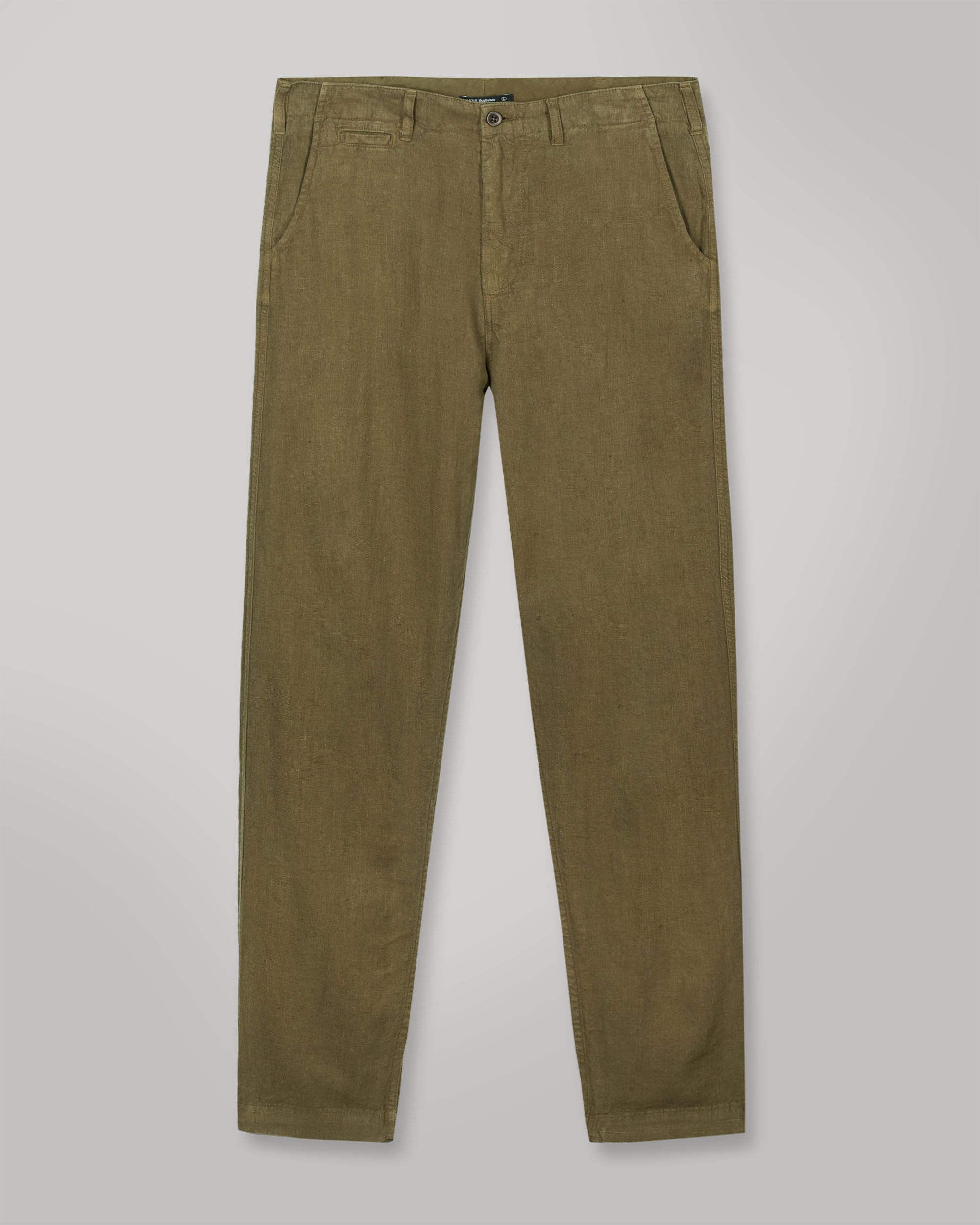 Linen Trousers - Olive