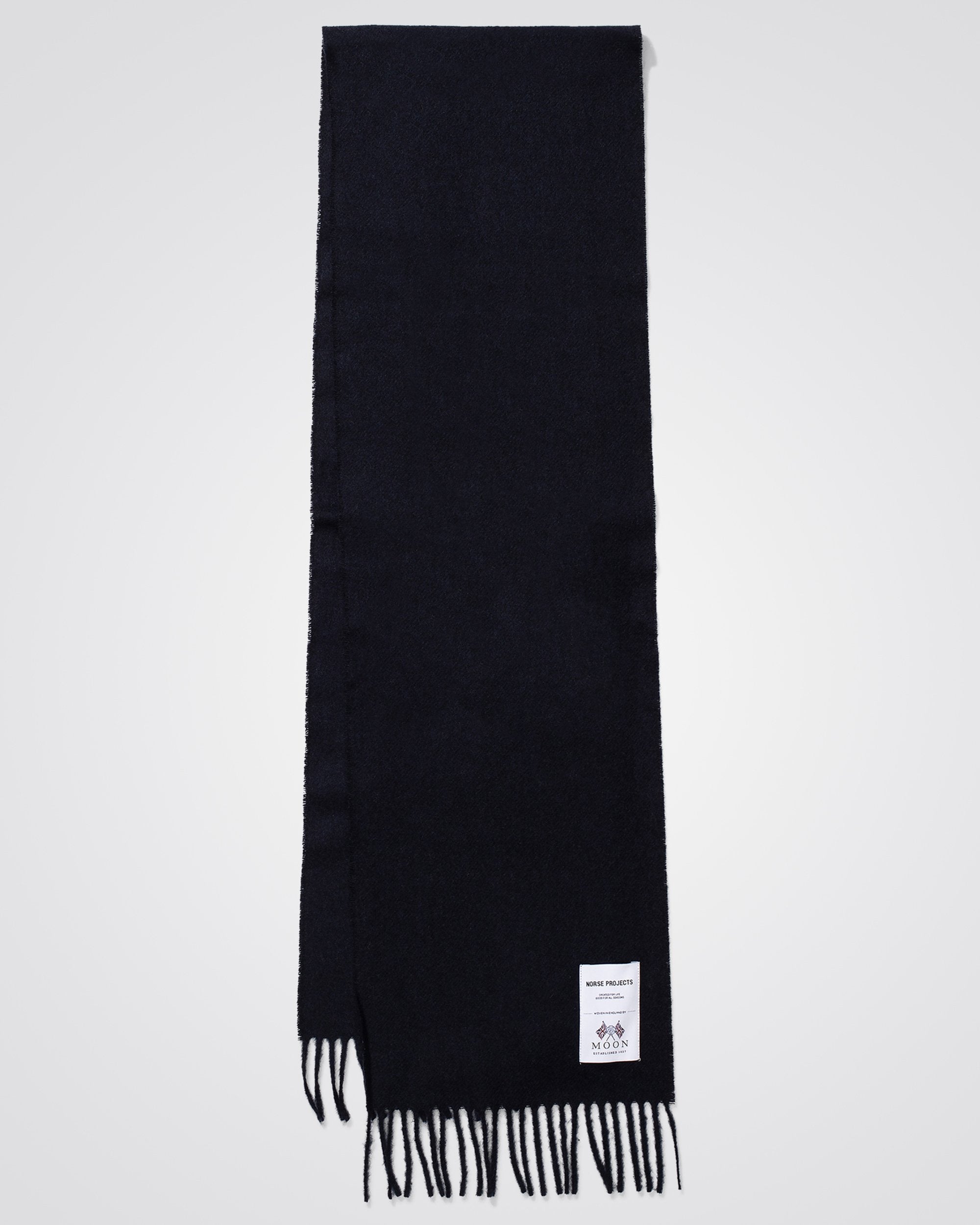 Moon Lambswool Scarf - Navy