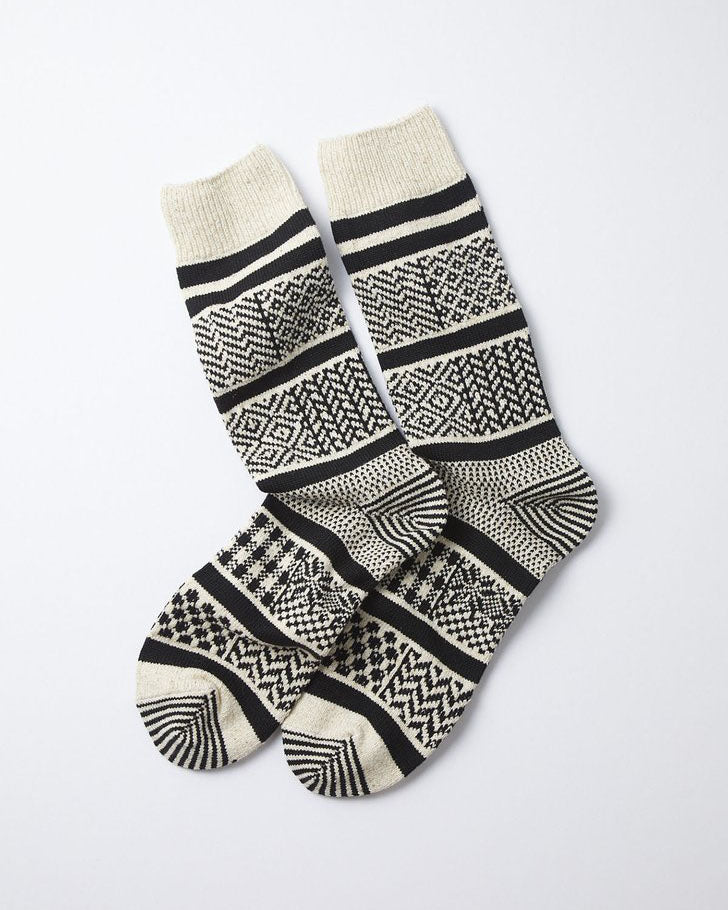 Multi Jacquard Crew Socks