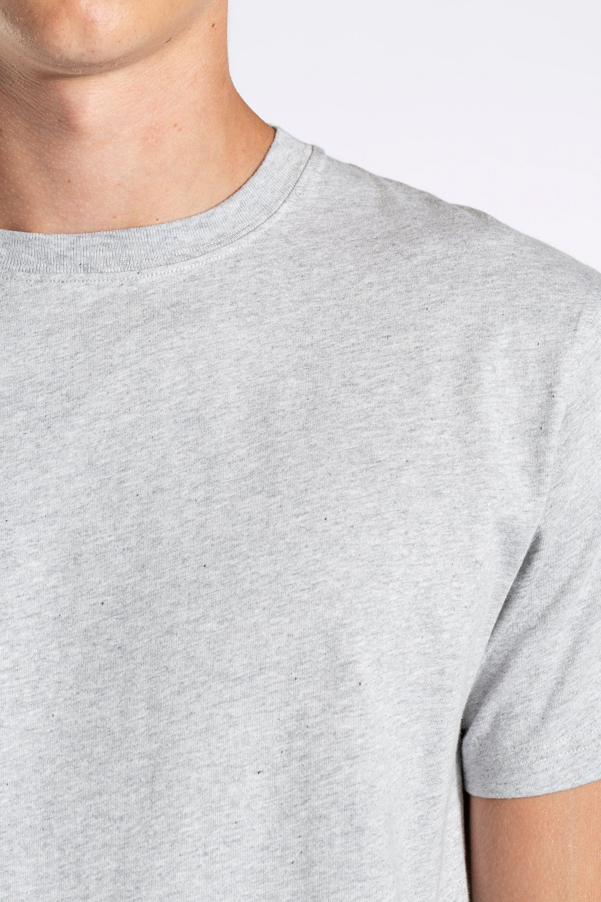 Niels Standard SS - Light Grey Melange