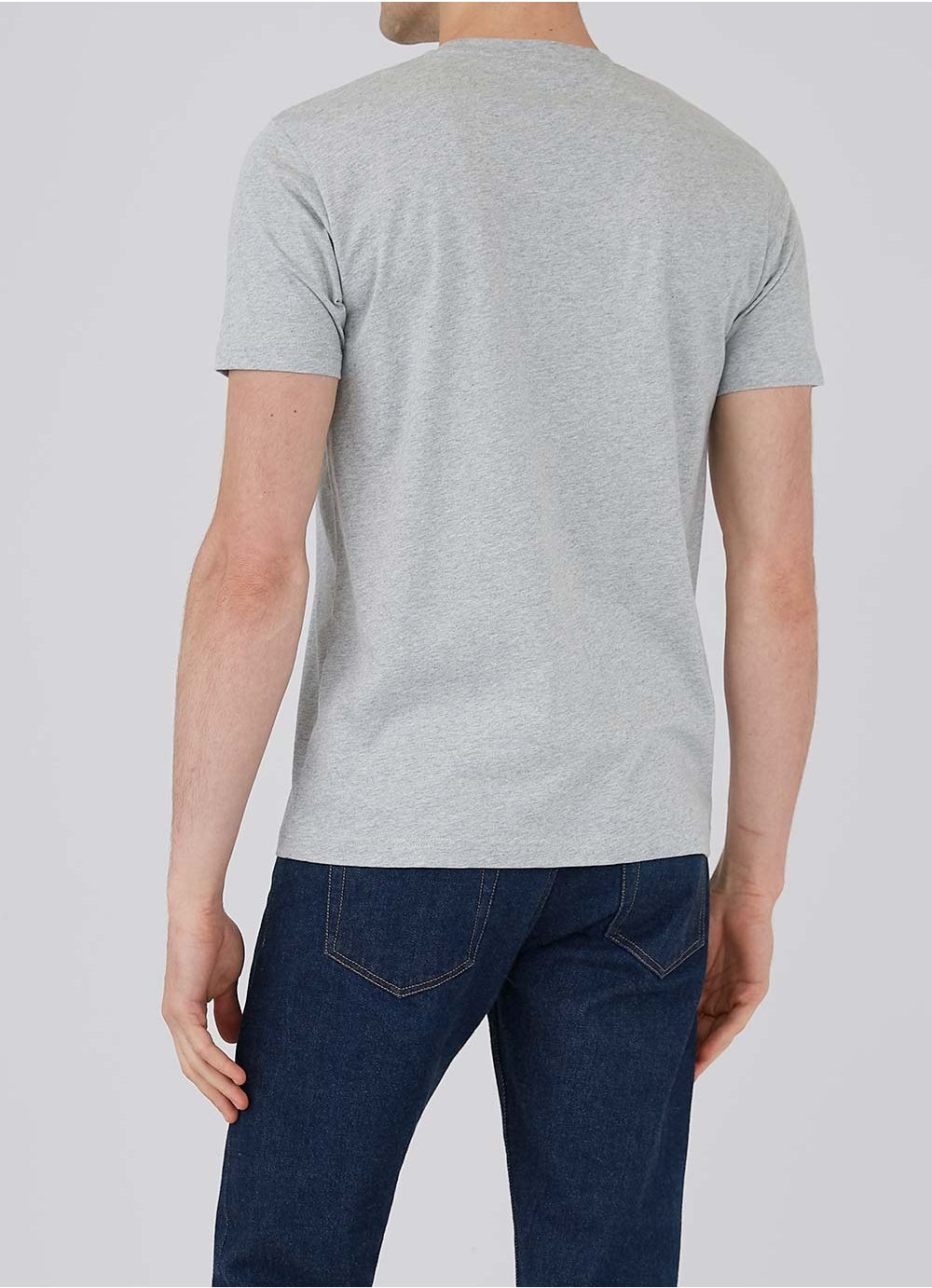 Organic Cotton Riviera T-Shirt - Grey Melange