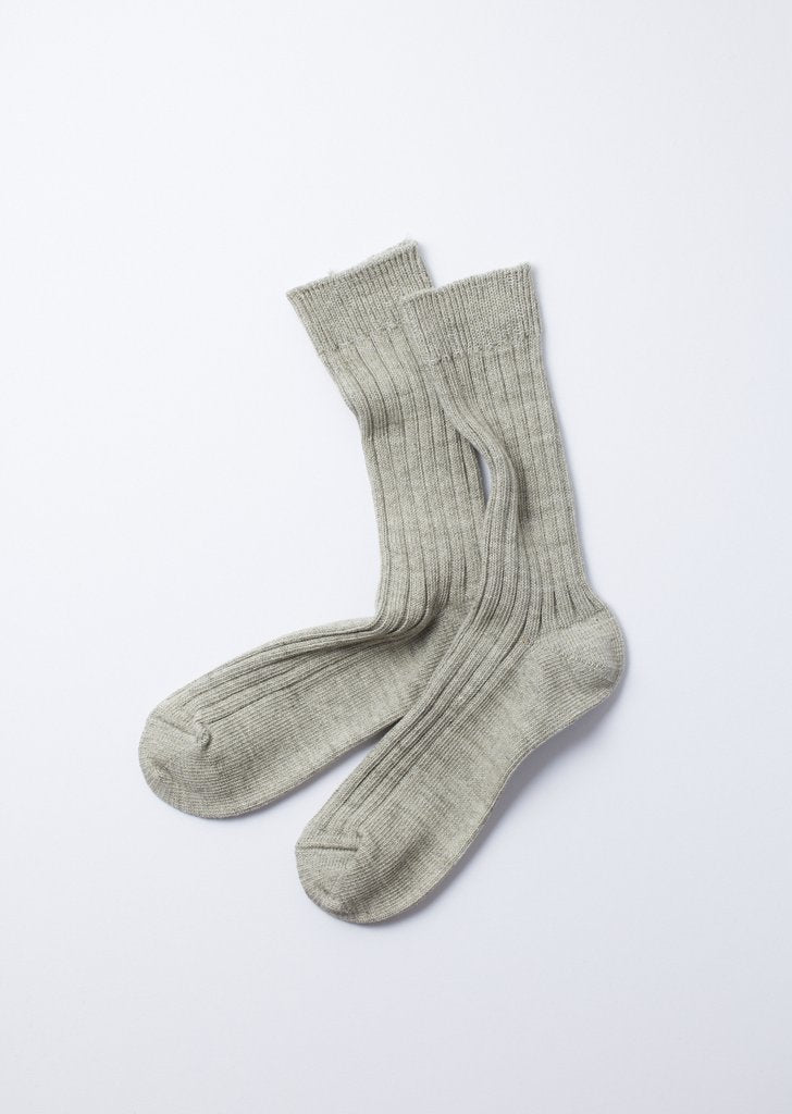 Organic Daily 3 Pack Ribbed Crew Socks