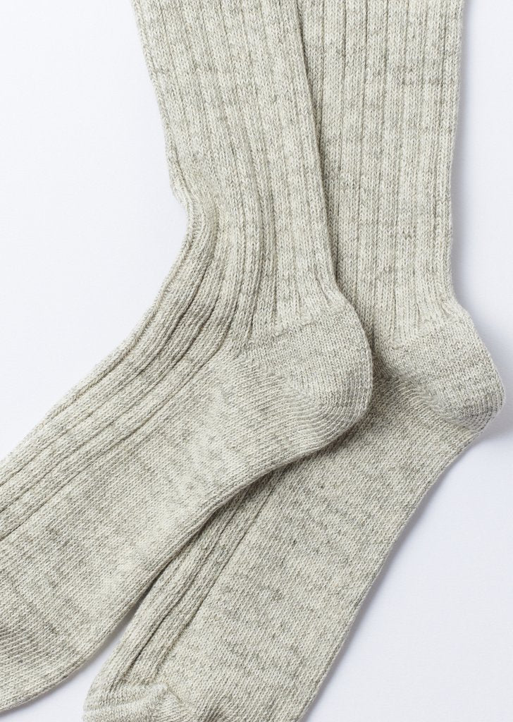 Organic Daily 3 Pack Ribbed Crew Socks