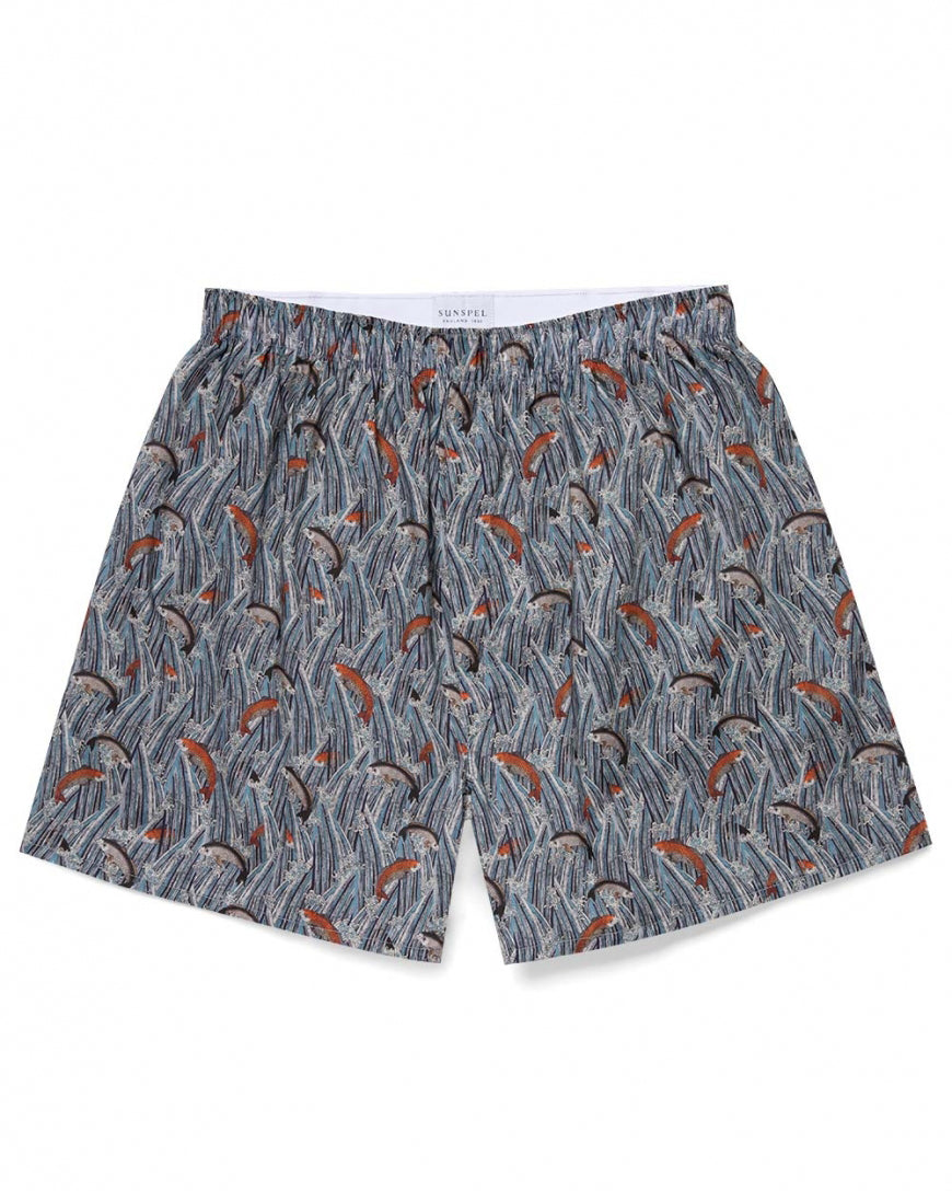 Printed Boxer Short - Liberty Japanese Coy