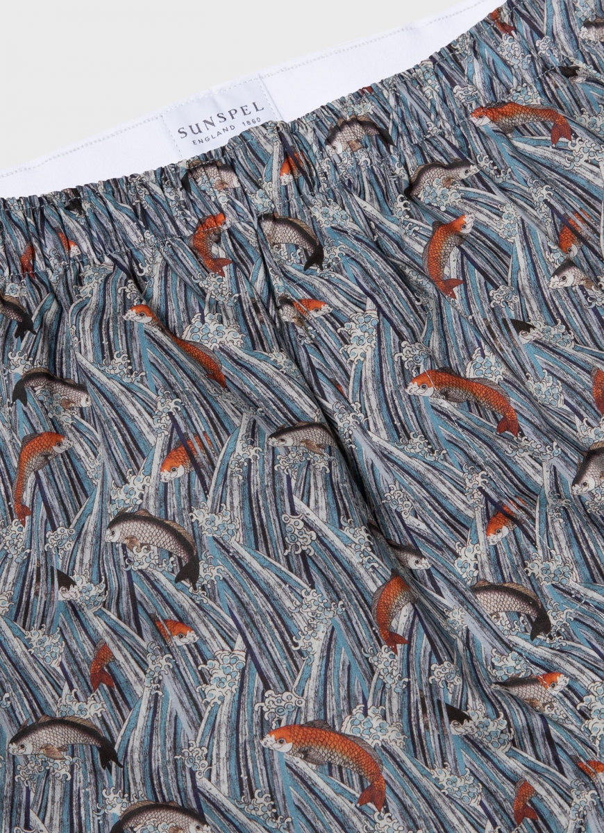 Printed Boxer Short - Liberty Japanese Coy