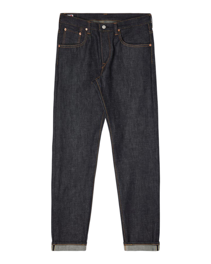 Regular Tapered Nihon Menpu - Dark Pure Indigo - Raw State