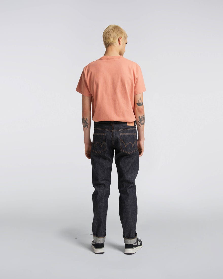 Regular Tapered Nihon Menpu - Dark Pure Indigo - Raw State