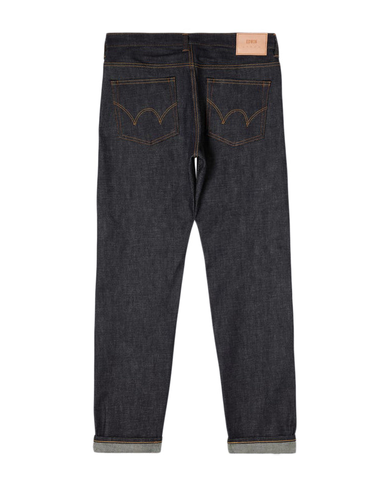 Regular Tapered Nihon Menpu - Dark Pure Indigo - Raw State