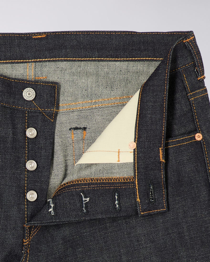 Regular Tapered Nihon Menpu - Dark Pure Indigo - Raw State