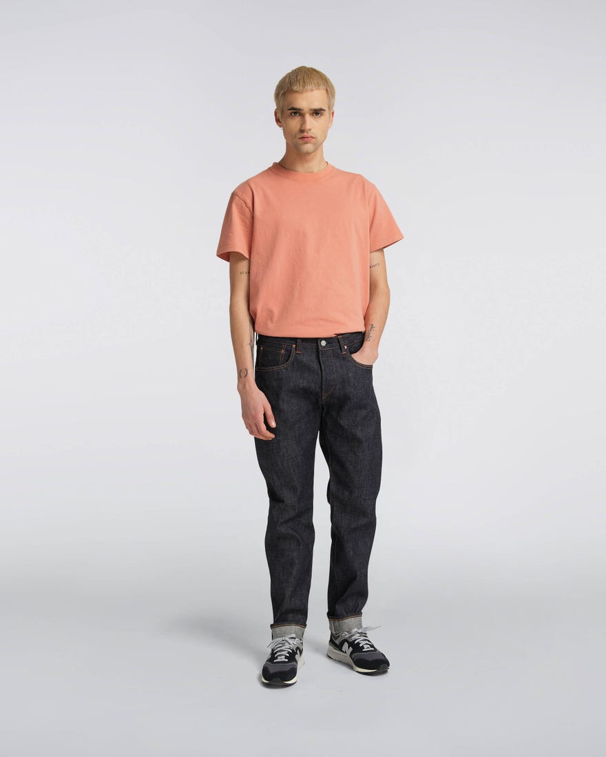 Regular Tapered Nihon Menpu - Dark Pure Indigo - Raw State