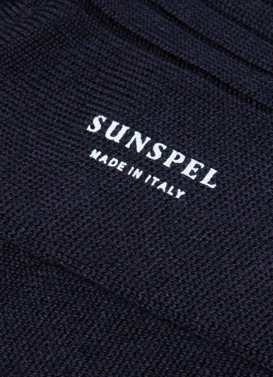 Rib Socks - Navy