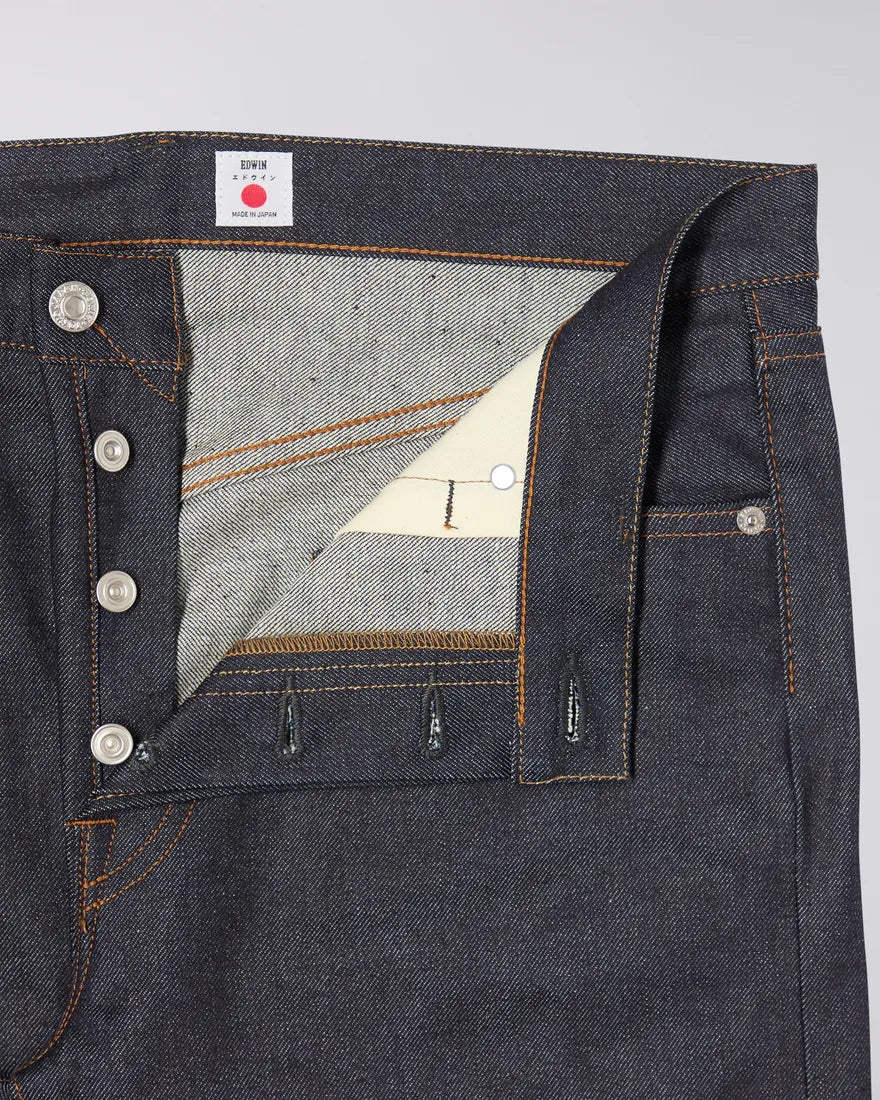 Slim Tapered - Kaihara Indigo Blue x White - Blue Unwashed