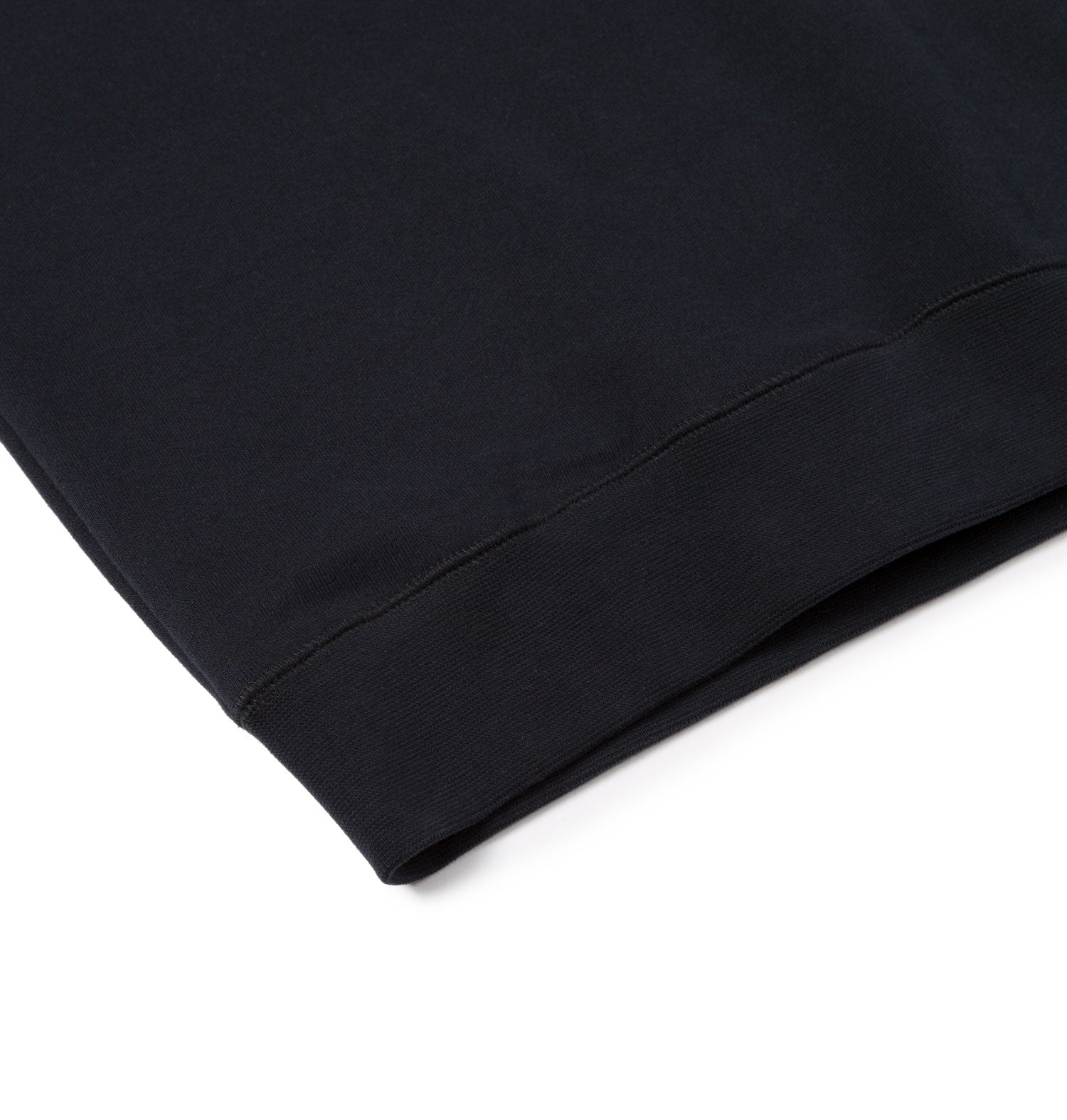 Cotton Loopback Sweatshirt - Black