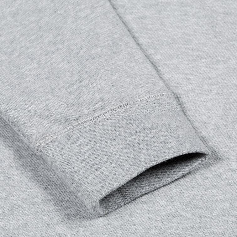 Cotton Loopback Sweatshirt - Grey Melange
