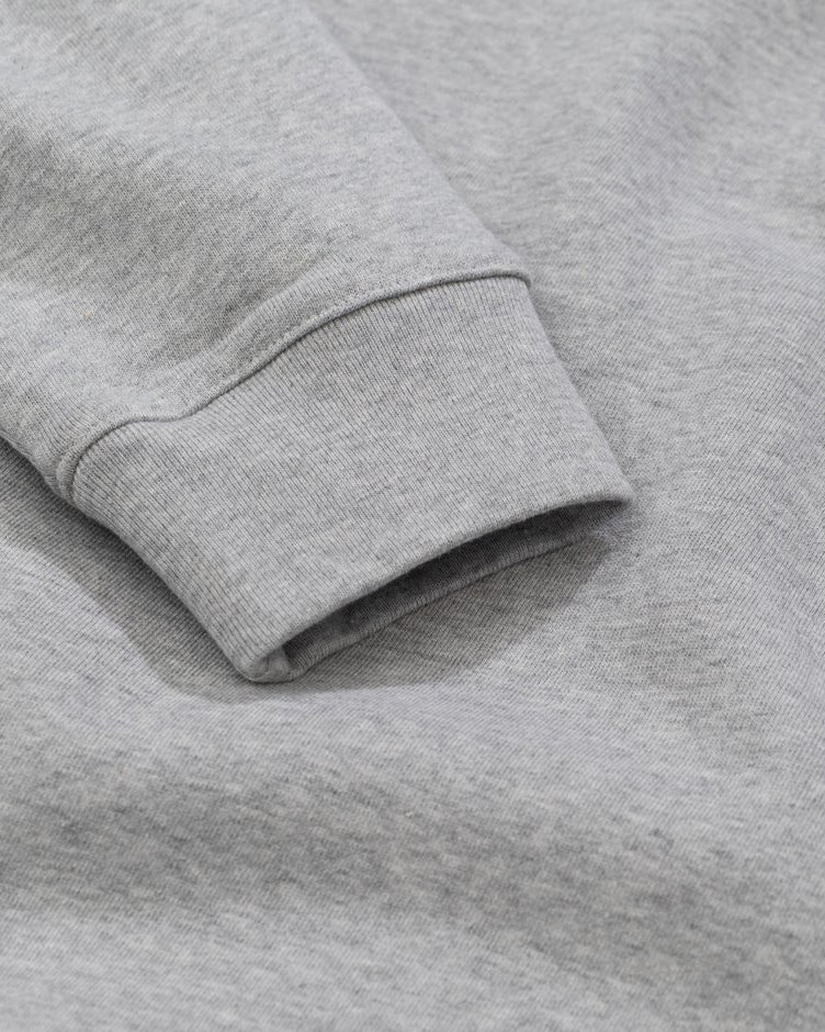 Vagn Slim Organic Sweatshirt  - Light Grey Melange
