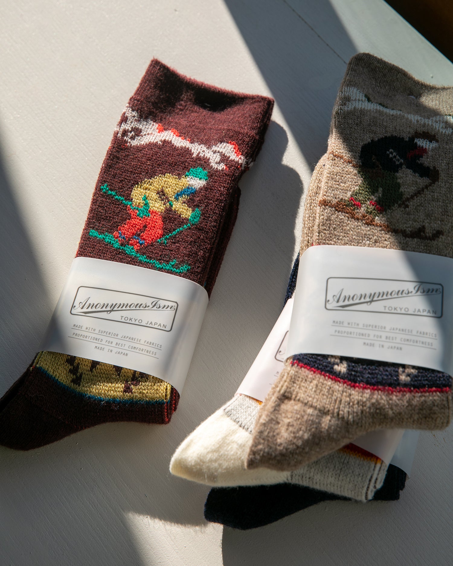 Wool Ski Jacquard Socks
