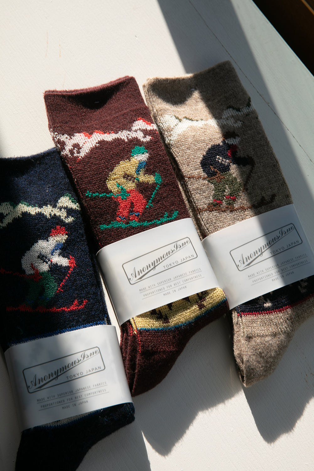 Wool Ski Jacquard Socks